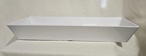 nwt Palate & Plate serving PAN white Melamine rectangular 20" x 8" x 3" - Picture 1 of 7