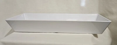 nwt Palate & Plate serving PAN white Melamine rectangular 20" x 8" x 3" - Image 1 of 4