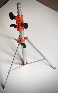 Vintage QuartzColor Ianiro Theater Light Stand Tripod #2375 Made in Italy - Picture 1 of 11