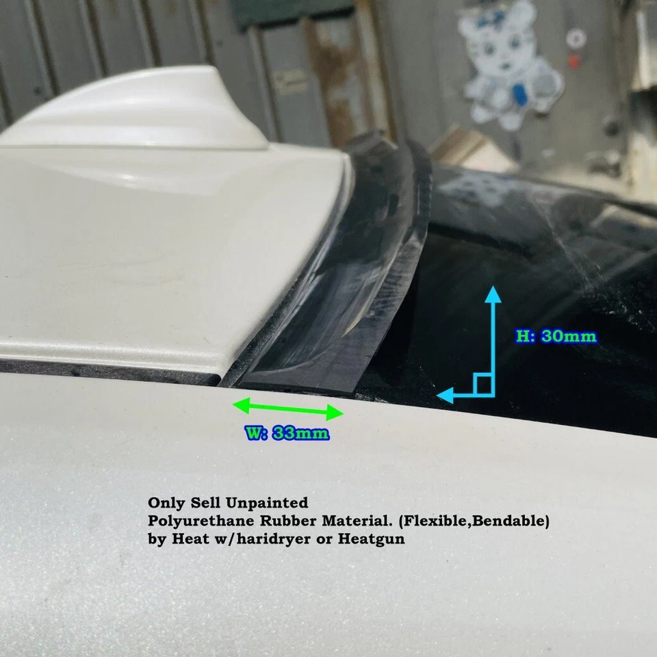 Alerón labial de techo trasero Stock 244RG para BMW Serie 7 G11 G12 Sedán 2016~2022 Foto 1 de 4