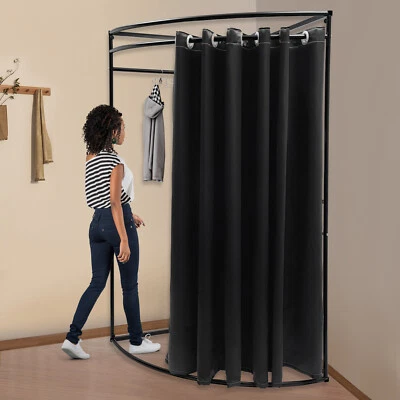 Tienda de ropa negro sala de estar 39,37*39,37*78,74 pulgadas Foto 1 de 4