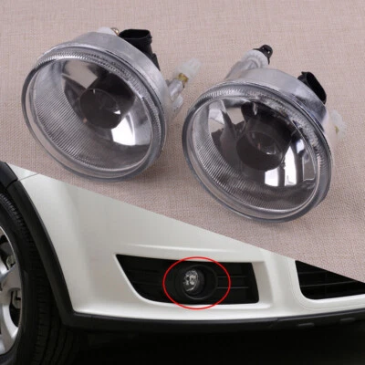 Clear Lens Pair Fog Light Lamp Fits For Suzuki SX4 2007-2011 Aerio 2002-2004 * - Image 1 of 4