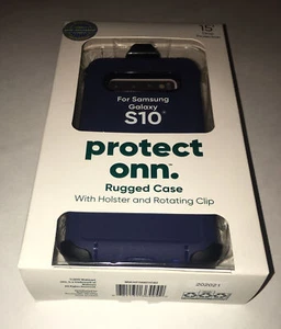 Samsung Galaxy S10 Rugged Case Schutzhülle Onn Holster und drehbarer Clip - Bild 1 von 5