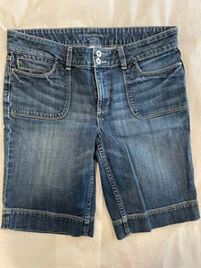Pantalones Cortos Vaqueros Banana Republic Mujer Talla 12 Entrepierna 10 pulgadas Excelente Estado - Imagen 1 de 8