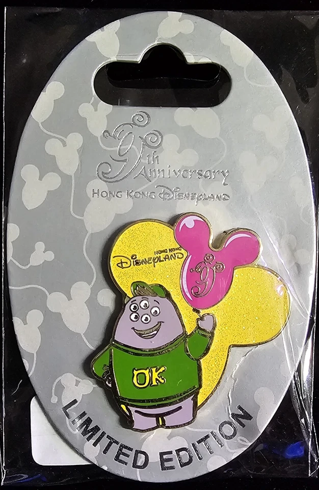 Prendedor Scott Squibbles Monsters University Squishy 9 aniversario Disney LE 300  Foto 1 de 2