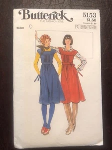 Patrón de costura de colección Butterick 5153 talla mediana falta semiajustado corte de colección - Imagen 1 de 4