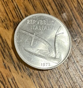 1972 Italy 10 Lire Coin GEM UNC - Picture 1 of 2