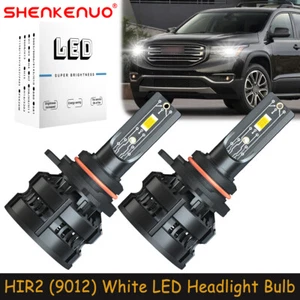 For GMC Acadia 2013-2019 Combo 9012 HIR2 LED Headlights Bulbs High Low Beam Z8 - Picture 1 of 14