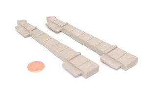 Playmobil Castle Grey "Stone" Wall End Male Connector Lot 3030 3666 3667 - Picture 1 of 1