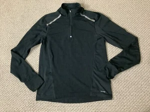 CHAMPION DUO DRY | Herren Activewear Schwarz 1/4 Zip Pullover Shirt | Größe S - Bild 1 von 6