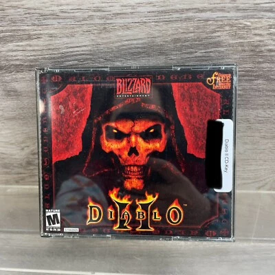 Diablo II 2 Complete 3 Discs PC CD Blizzard 2000 Install Play Cinematics Disc - Image 1 of 4