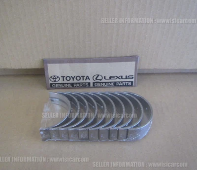 JUEGO DE COJINETES CIGÜEÑAL FURGONETA DIÉSEL TOYOTA HIACE KDH206 U/S 0.25 11704-30030 piezas Foto 1 de 4