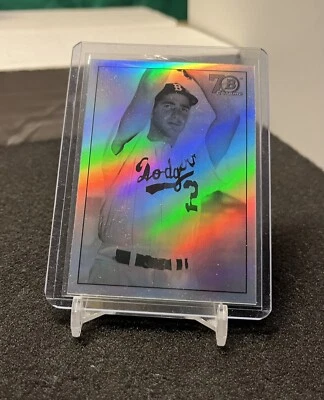 Tarjeta de inserción de refractores Sandy Koufax 2017 Bowman Chrome '48 48B-SK Brooklyn Foto 1 de 2