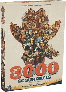 3.000 Scoundrels Brettspiel unerwartete Spiele - Neu im Karton - Neu werkseitig versiegelt - Bild 1 von 9
