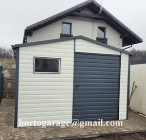 Blechgarage Doppeltgarage Moderngarage Fertiggarage Deutsche Statik 2,5x1,,5 - Bild 1 von 5