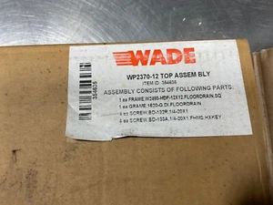 Wade WP2370-12-Top-Assembly For Floor Drain NEW - Picture 1 of 3