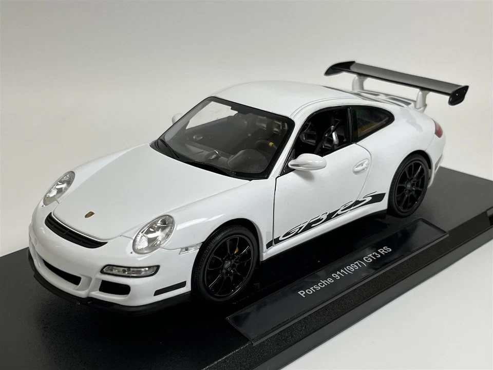 Porsche 911 (997) Gt3 RS 2007 Argento modello Auto 1 18 / Welly