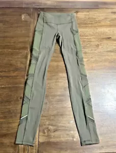 Lululemon Speed Up Tight * Mesh 28" Hose Leggings Camouflage Grün Yoga Laufen Aktiv - Bild 1 von 12