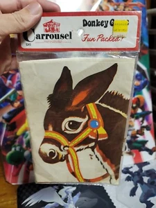 Carrosusel Pin The Tail On the Donkey Game 1977 Toy VTG NOS Nostalgia - Picture 1 of 7