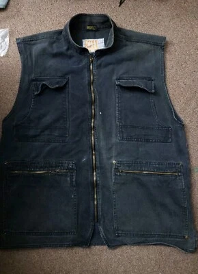 Vintage 90s Denim  Vest Boxx Brand Retro Used Foto 1 de 4