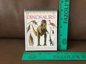 Dinosaurs Mini Book~Neil Clark~DK Pockets~Pocket Full Of Knowledge~1995 Vintage - Picture 1 of 9