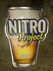Samuel Adams Brauerei Nitro Projekte Bier Blechschild 12" x 17,5" Brandneu - Bild 1 von 2