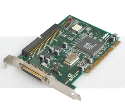 SCSI Controller PCI INI-9100U 50-POL Internal For Dat Jaz Zip Hard Drive - Image 1 of 3