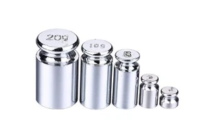 Weight 1g 2g 5g 10g 20g Grams Steel Chrome Calibration Scale Kit Set... - Picture 1 of 3