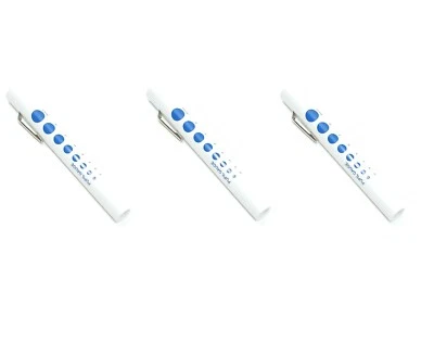 Professional Medical Pen Light White W/Pupil Gauge, New, EMT, EMS Pen Light - Image 1 of 2
