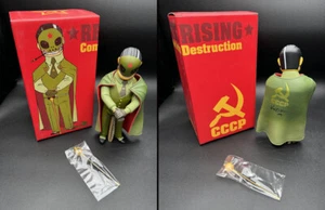 Frank Kozik SIGNED AUTOGRAPHED Muttpop 8" Red Tide Rising Dr. Destruction SMERSH - Picture 1 of 9