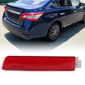 Luz de freno reflectora de parachoques trasero para Nissan Sentra 2013-2018 lado derecho - Imagen 1 de 9