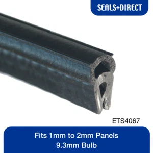 Clip On Edge Verkleidung ETS4067 Dichtung - passt 1 - 2 mm Paneele - Auto Van Wohnwagen Bootstür - Bild 1 von 2
