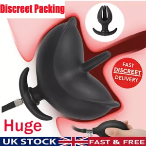 Extra-Large-Inflatable-Male-Prostate-Anal-Butt-Plug-Dildo-Huge-Men-Women-Sex-Toy - Picture 1 of 11