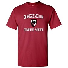 Carnegie Mellon University Tartans Arch Logo Computer Science T Shirt - Cardinal