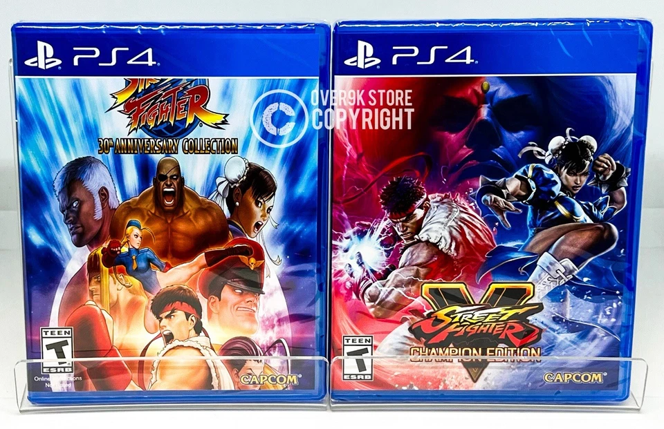 Street Fighter 30th Collection + Street Fighter V 5 Champion Ed - PS4 - New - Image 1 of 4