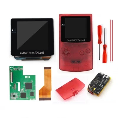 Touch Pre-Laminated OLED Screen Kit+Pre-cut Case W/Rechargeable Battery For GBC - Image 1 of 4