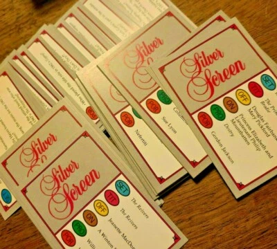 Trivial Pursuit Silver Screen Ed 250 Replacement Cards Subsidiary Cards  - Image 1 of 3