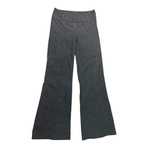 Pantalones de mezclilla acampanados Bisou Bisou para mujer Michele Bohbot talla 2 lavado oscuro negro/gris - Imagen 1 de 13