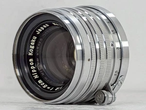 [Exc+3 LEER] Lente Nippon Kogaku Nikon Nikkor H.C 5 cm 50 mm f/2 LTM L39 de JAPÓN - Imagen 1 de 12
