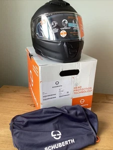 Schuberth S3 Matt Black Motorcycle Motorbike Helmet Small 54/55cm - Picture 1 of 11