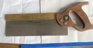 Vintage Tyzack & Sons 10” brass back Tenon Saw Sheffield - Picture 1 of 8