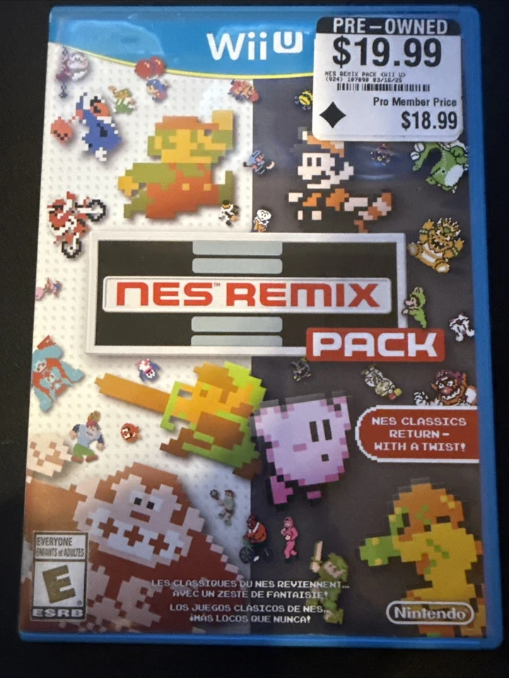 NES Remix Pack (Nintendo Wii U, 2014); Fast Shipping! CIB - Image 1 of 1