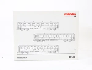 Märklin H0 42384 Juego de vagones de pasajeros 3 piezas "Juego de vagones antiguos de SBB" / NEM - Imagen 1 de 3
