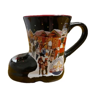 2024 CHRISTKINDLMARKET Chicago Christmas Boot Mug Red Black Limited Ed. Keramik - Bild 1 von 7