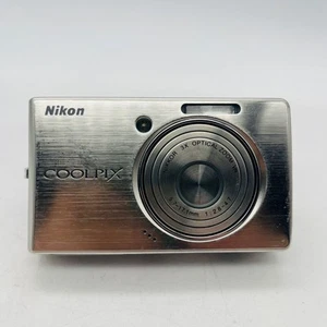 Nikon COOLPIX S510 Silver 8.1MP Compact Digital Camera Used Japan Tested - Picture 1 of 9