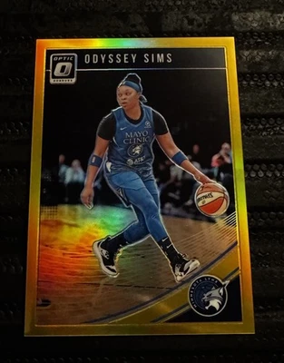 ODYSSEY SIMS 2019 Panini Donruss OPTIC CHROME GOLD REFRACTOR #6/10 Lynx Fever SP - Image 1 of 3