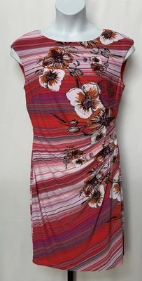 Anne Klein ladies size 14 dress with floral print. - Image 1 of 4