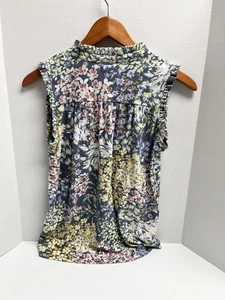 Maurice’s Floral Ribbed Tank Top Small - Picture 1 of 5
