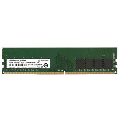 Transcend 16 GB JetRAM DDR4 2666Mhz U-DIMM 2Rx8 1Gx8 CL19 1.2 V 16 GB For deskto - Image 1 of 4