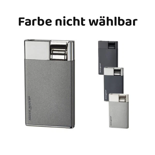 Silver Match Feuerzeug mit Jet-Flamme, Farbe nicht wählbar - Bild 1 von 4